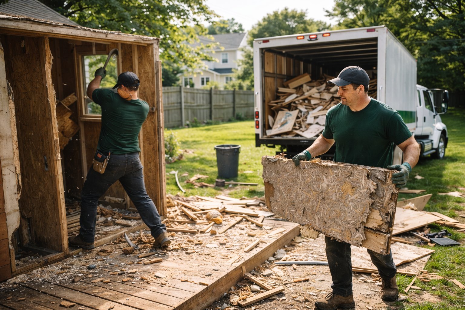 Shed removal Martinsburg WV